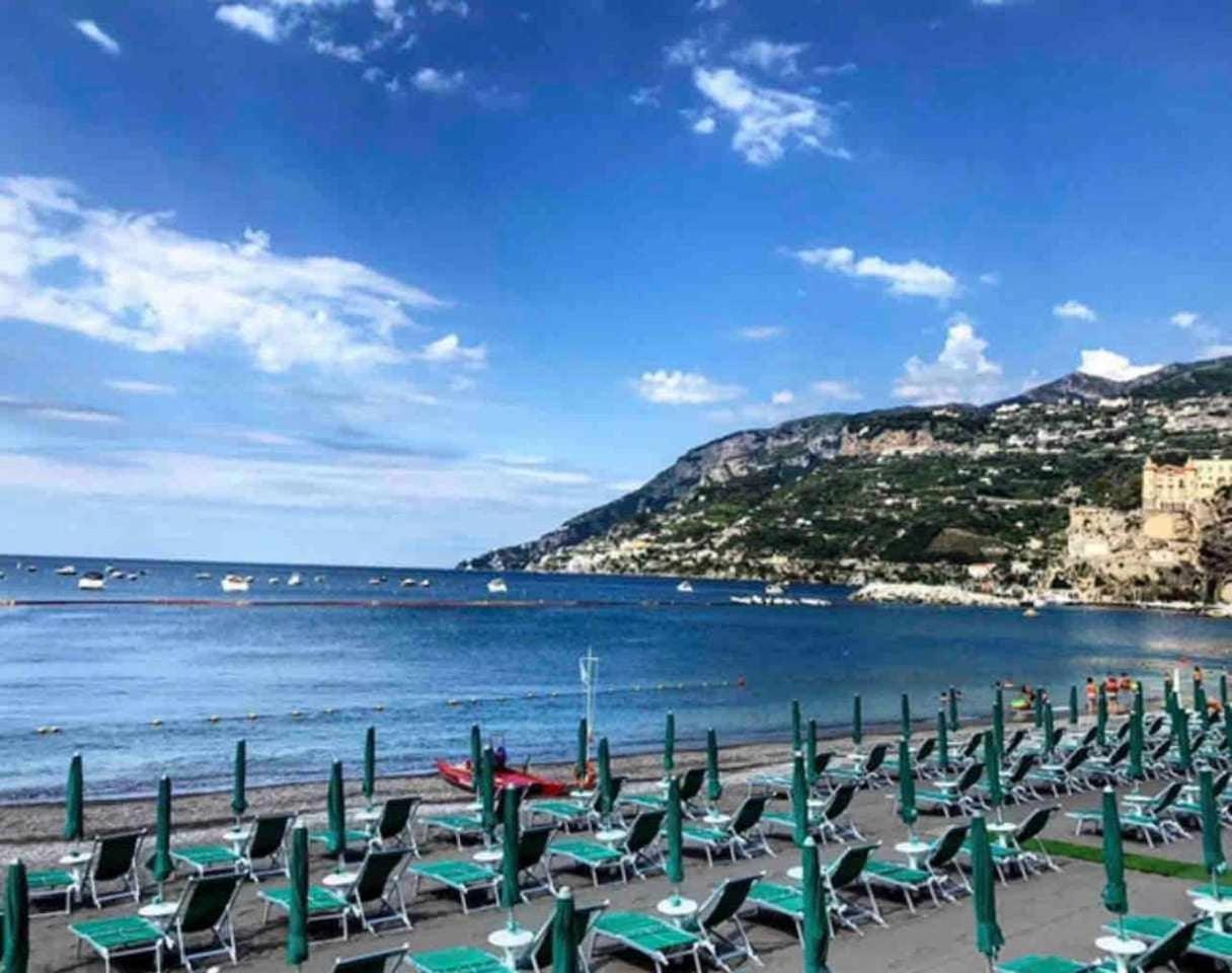 Sea Pearl Nuovissimo A Due Passi Dal Mare Apartman Maiori Kültér fotó